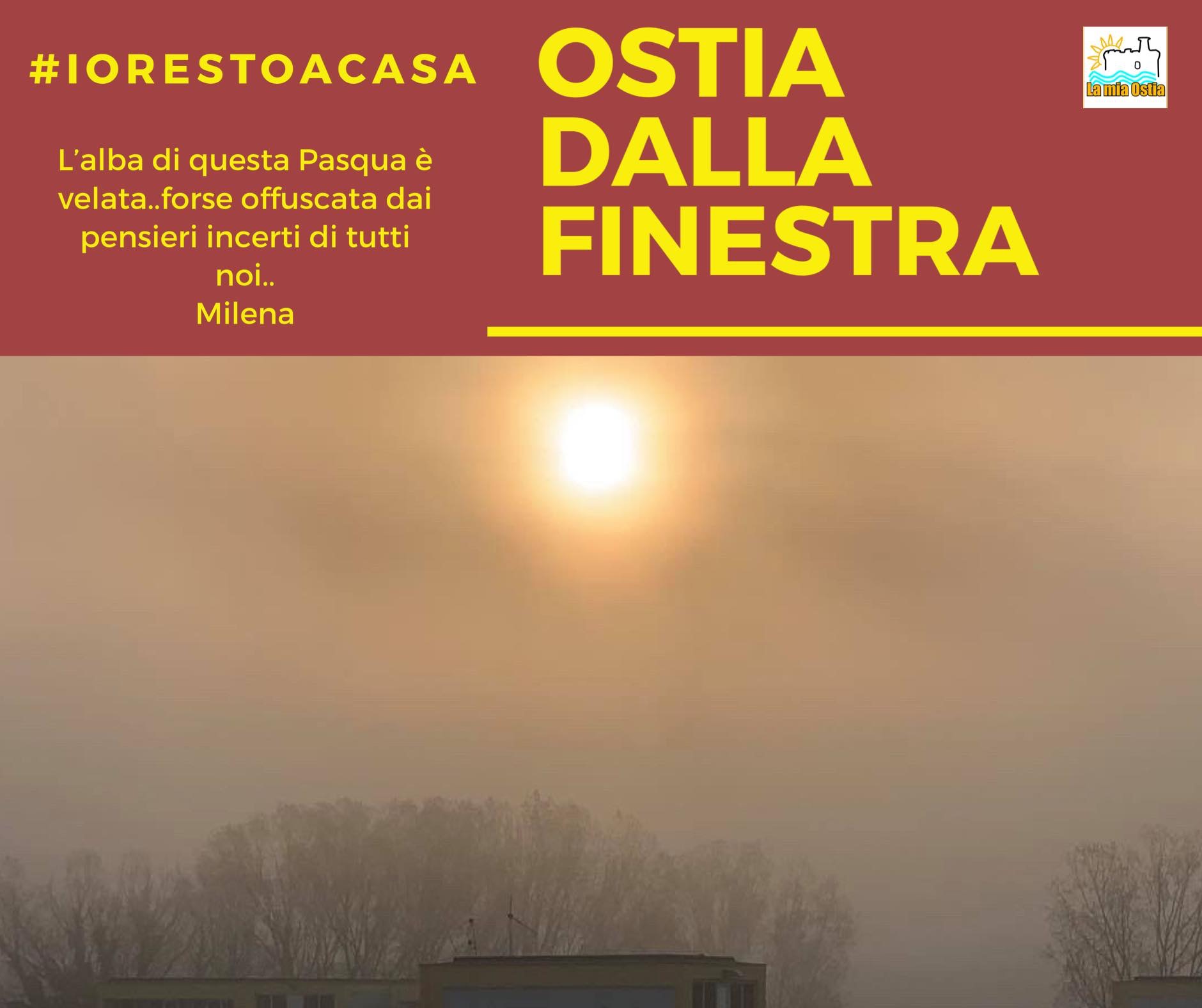 Ostia dalla finestra: mese di aprile